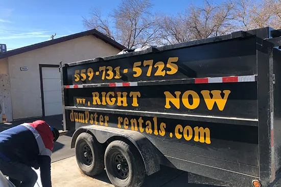 Affordable Dumpster Rental in Visalia